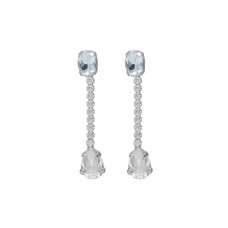 Pendientes Plata y Piedras Clarity